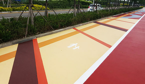 中新天津生態(tài)城彩色慢行道項(xiàng)目，共建可持續(xù)發(fā)展生態(tài)城市