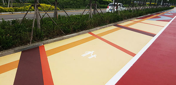 中新天津生態(tài)城彩色慢行道項(xiàng)目，共建可持續(xù)發(fā)展生態(tài)城市