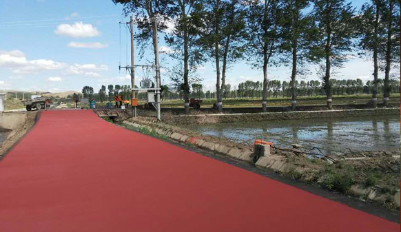 美邦瀝路力落地烏市，全盟首條彩色道路成顏值擔(dān)當(dāng)