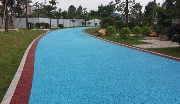 美邦透水路面，帶您飽覽通州綠道兩岸美景