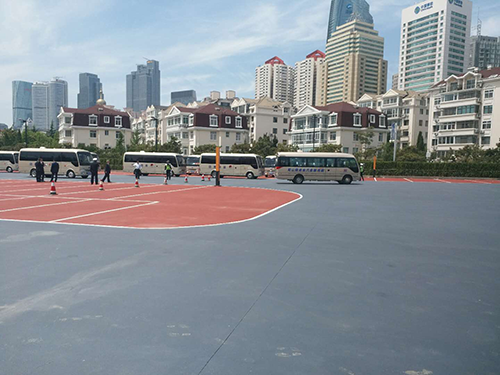 彩色防滑路面 彩色防滑路面