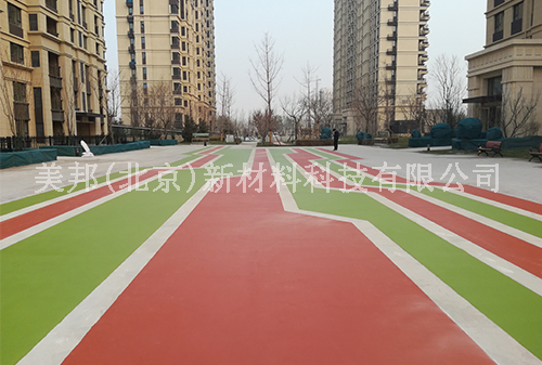 霸州璽園小區(qū)瀝路力路面