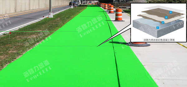 彩色混凝土綠道