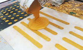 擺鋪預(yù)制盲道模具